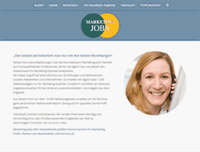 Tablet Screenshot of marketing-jobs.info